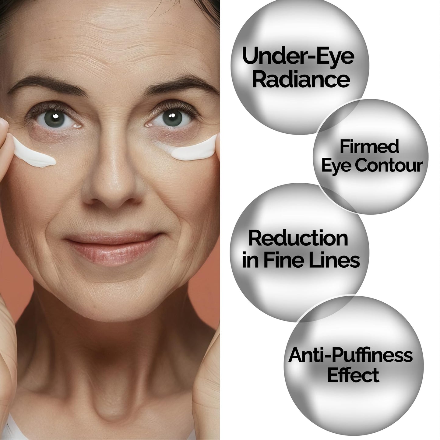 Mineaderm Advanced Defense Rejuvenating Eye Cream – Firming & Hydrating Formula with Peptides, Oryza Stem Cell & Eyeliss – Anti-Puffiness & Wrinkle Eye Treatment – 30 ml