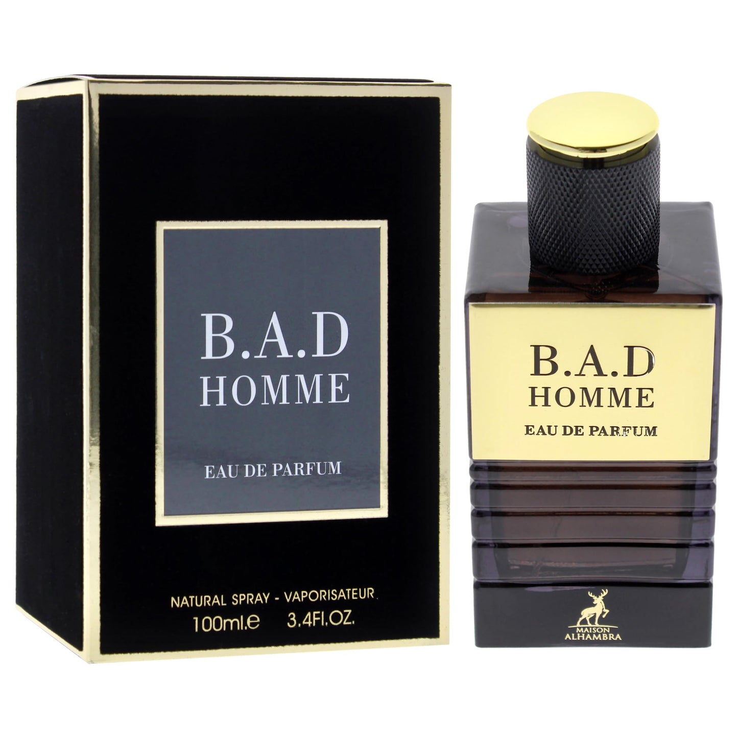 B.A.D by Maison Alhambra for Men - 3.4 oz EDP Spray