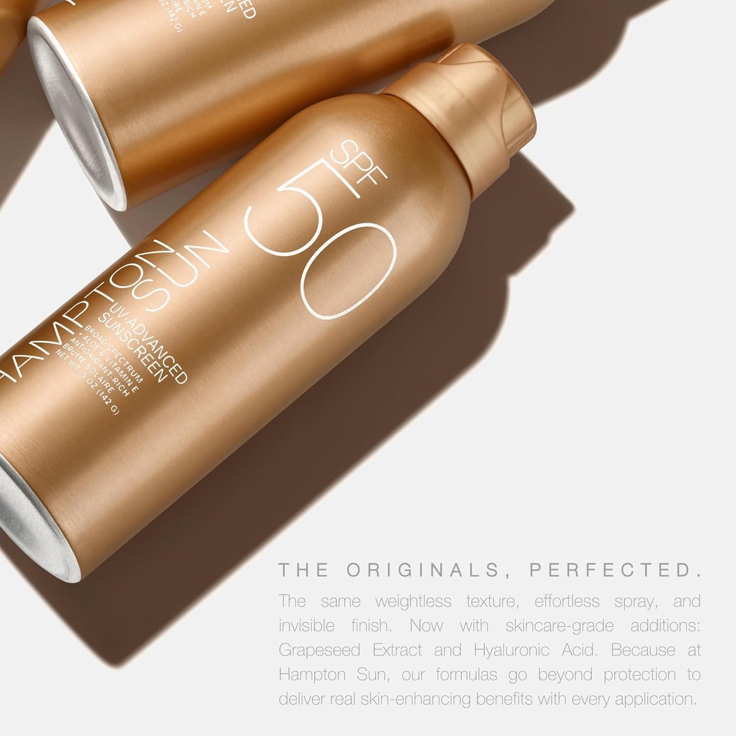 Hampton Sun SPF 50 Continuous Mist Sunscreen - Lightweight, Water-Resistant Formula | 5 oz