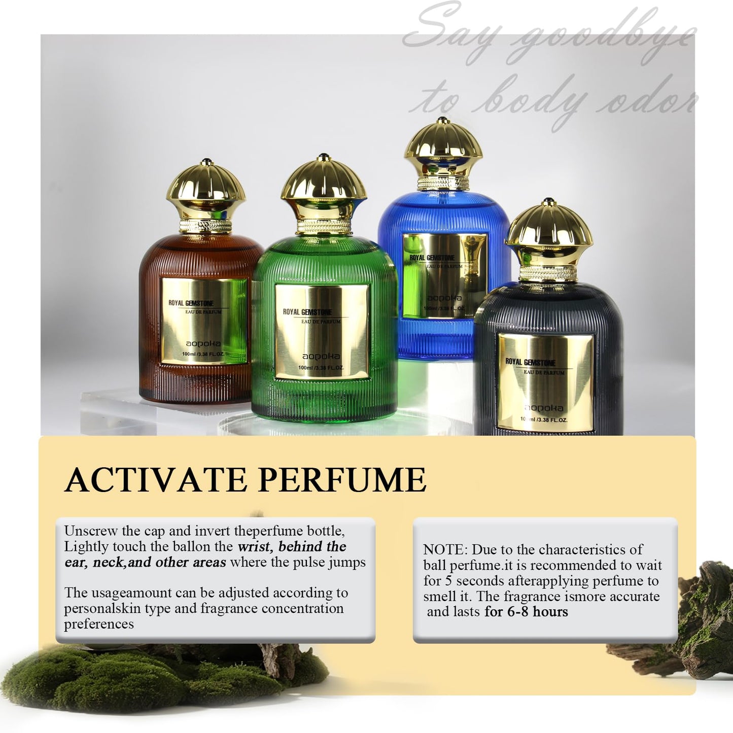 aopoka Kiwi Bloom – Luxury Aquatic Floral Eau de Parfum for Women, Long-Lasting Perfume 3.3 Fl Oz | Kiwi & Watermelon with Jasmine, Lemon Tree & Sandalwood, Your Gift for Christmas Fragrance
