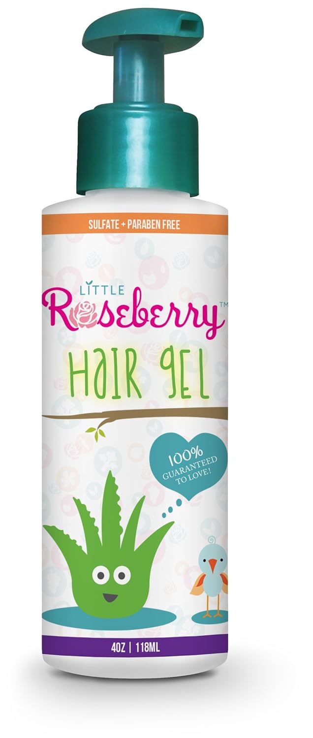 Hair Gel for Kids - Light Hold, Chemical-Free Formula with Organic Aloe Vera & Vitamins | Safe for All Ages