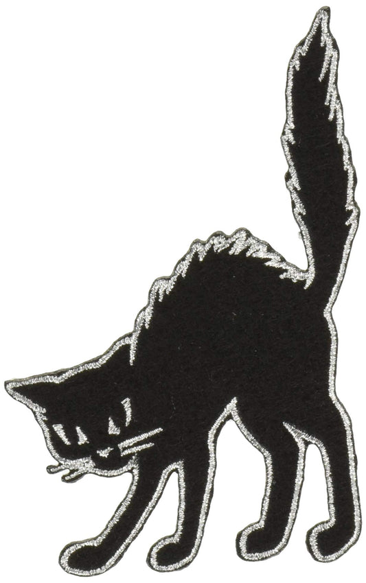 C&D Visionary DSX Black Cat Silver Border Patch, Multi Color