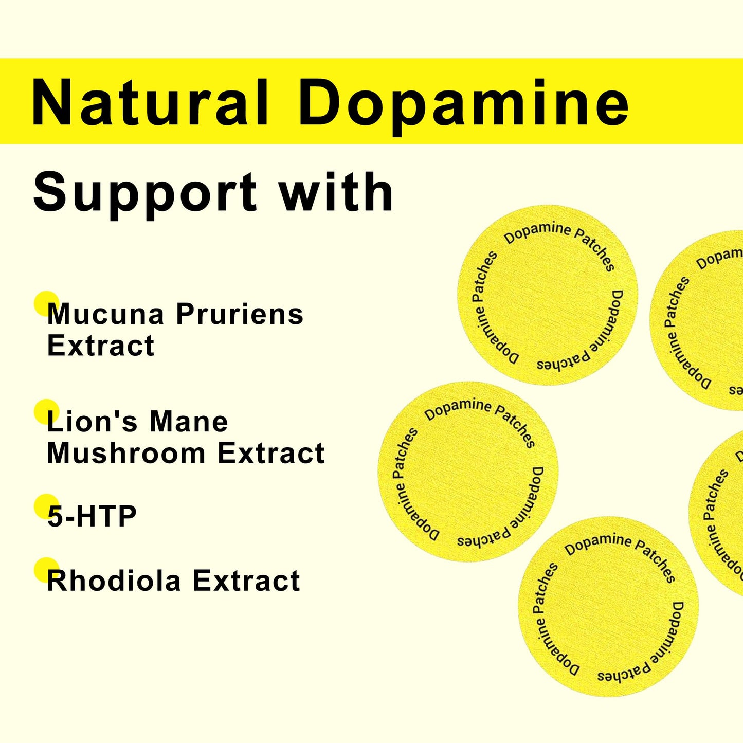Surncest Dopamine Patches for Women | 3X Stronger Formula with Plant-Based Ingredients | Premium 8-Hour Extended-Release Dopamine Patch | 60 Day Supply