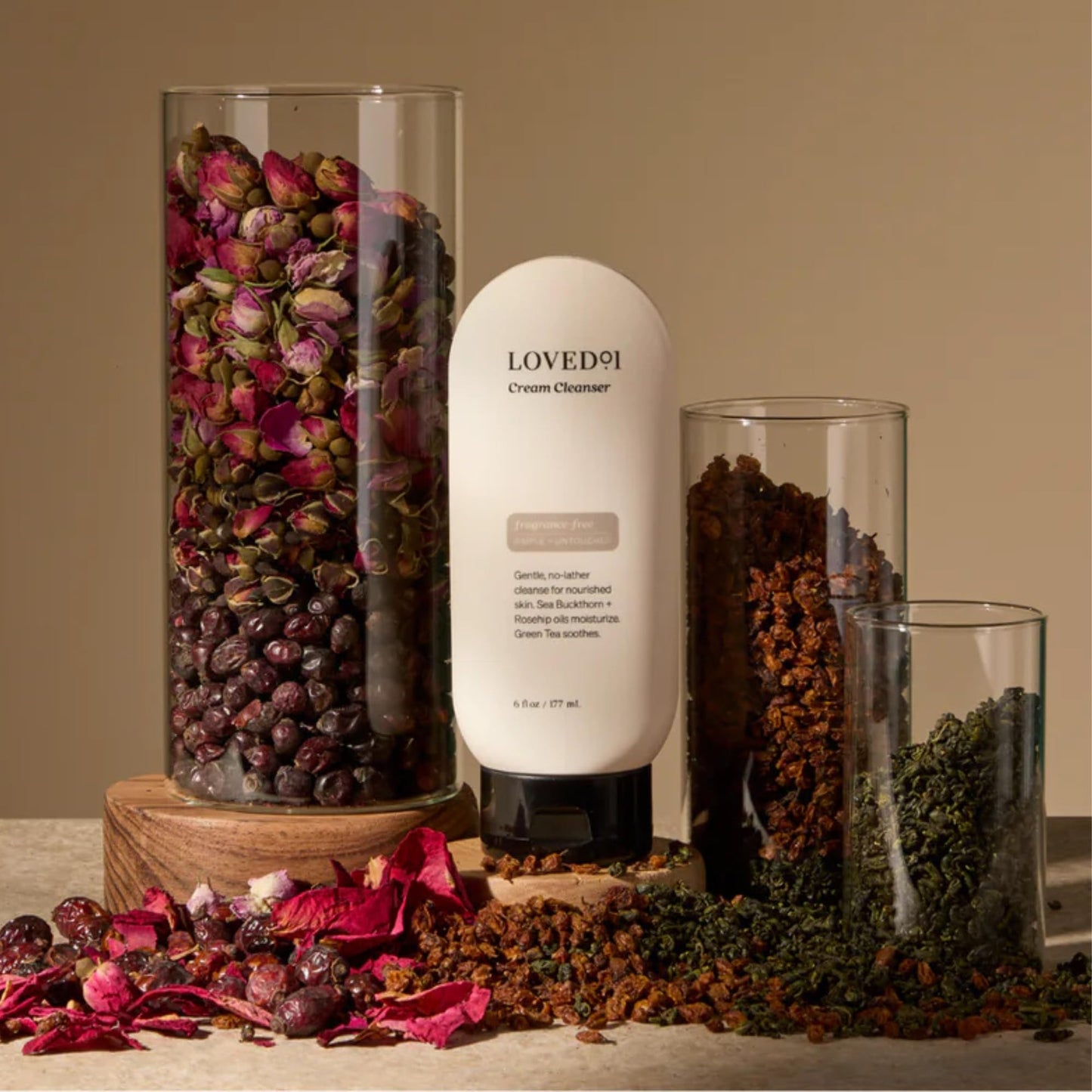 Loved01 Cream Cleanser for Face & Body, John Legend Skincare, Daily Hydrating Wash with Rosehip Oil & Green Tea, First Love Lavender Scent, For Sensitive Skin, Vegan & Cruelty-Free, 2-Pack, 6 oz each