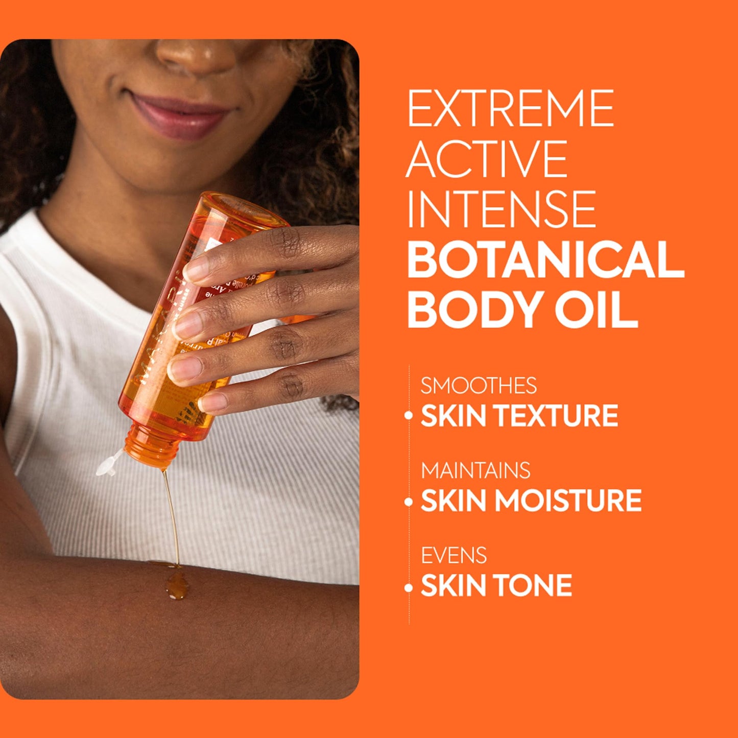 MAKARI Extreme Active Intense Botanical Body Oil (125 ml) | Softens, Conditions, Hydrates, and Rejuvenates Skin | Helps Fade Marks, Blemishes, and Spots | Recommended for All Skin Types