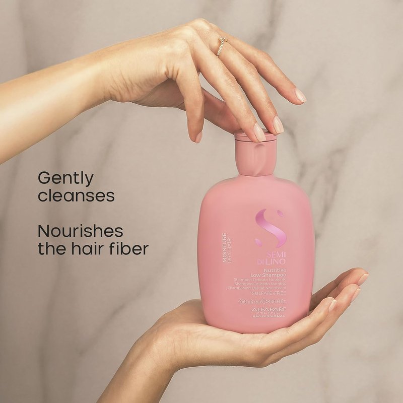 Alfaparf Milano Moisture Nutritive Shampoo - Sulfate & Paraben Free | Ideal for Dry, Color-Treated Hair