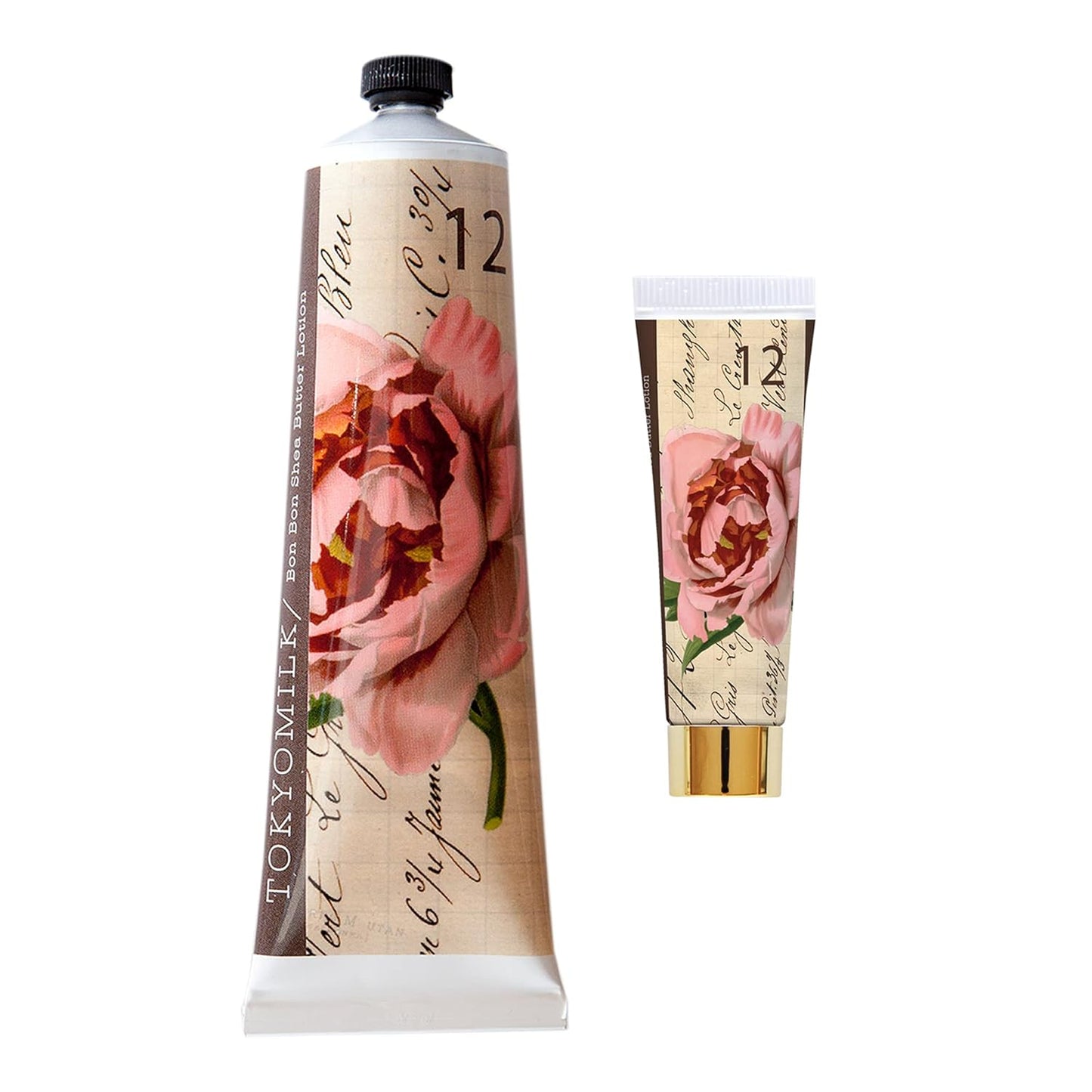 TOKYOMILK Hydrating Hand Cream Bundle - Luxury Moisturizing Lotion for Soft Skin | Travel Size 2.3 oz & 0.5 oz