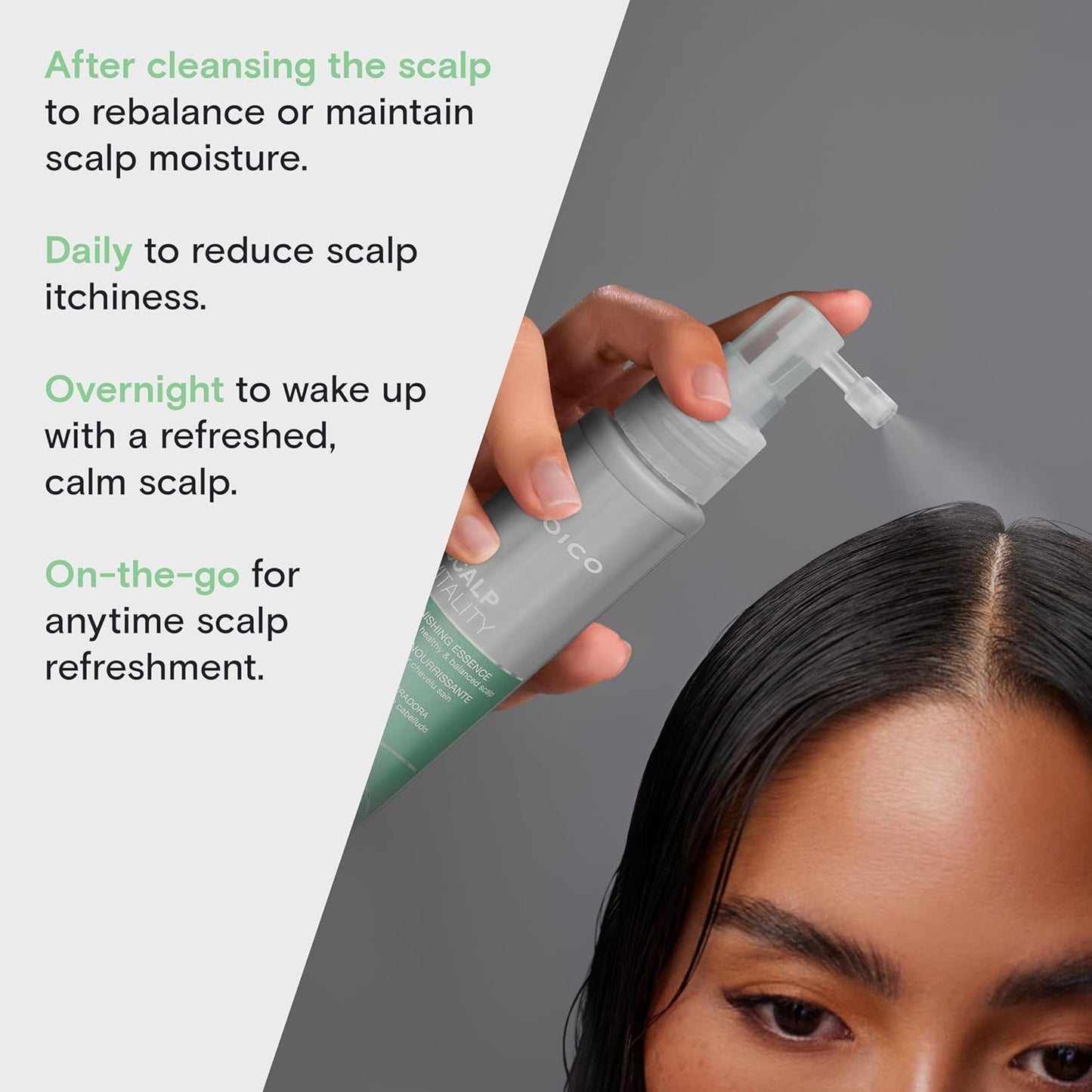 Joico Scalp Vitality Replenishing Essence - Hydrate & Nourish Dry, Itchy Scalp | 3.38 Fl Oz