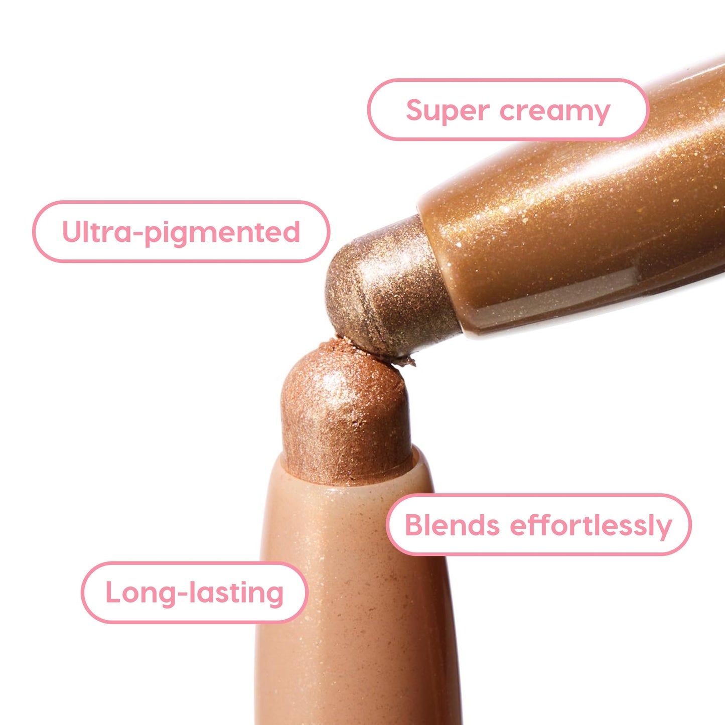 ColourPop Shimmering Golds Shadow Stix Makeup Kit - Shimmer Eyeshadow Make Up Set - Vegan & Cruelty-Free Cream Eyeshadow Sticks with High-Pigment & Metallic Finishes (3 Count)