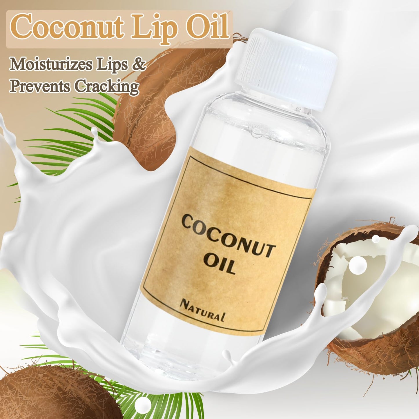 JUYRLE Lip Balm Making Kit- Coconut Lip Gloss Kit with Beeswax, Jojoba Oil, and Coconut Oil for Adults & Girls, Make Your Own Lip Balm– DIY Moisturizing Lip Care