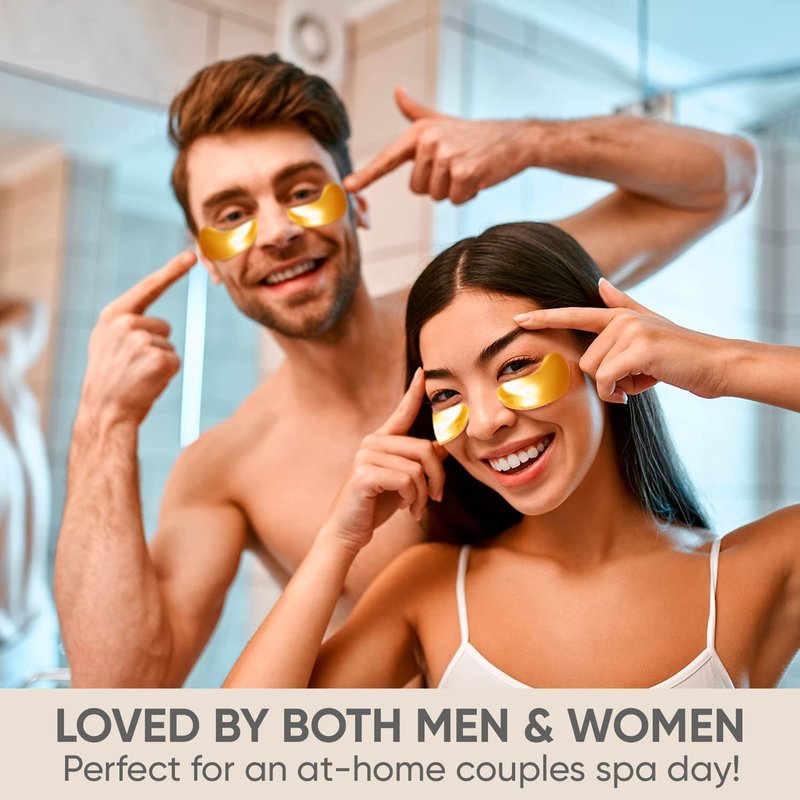 Under Eye Patches - Collagen & Amino Acid Mask for Dark Circles | 20 Pairs for Puffy Eyes