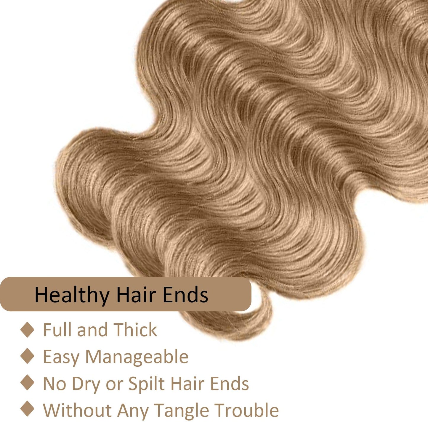 Habiliana Bundles Human Hair 08 10 12 Inch P1B/27 Human Hair Bundles 12A Unprocessed Brazilian Virgin Quick Weave Hair Extensions for Black Women