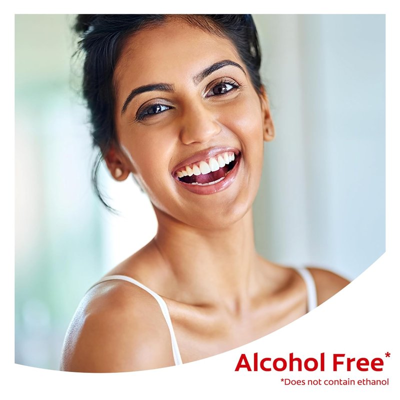 Colgate Optic White Whitening Mouthwash - Alcohol-Free Icy Fresh Mint | 16 Fl Oz (6 Pack)