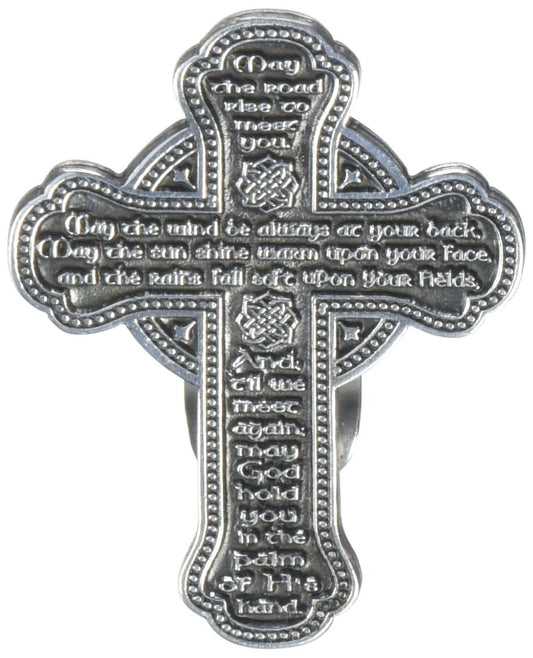 Cathedral Art (Abbey & CA Gift Auto Visor Clip, Irish Prayer Cross