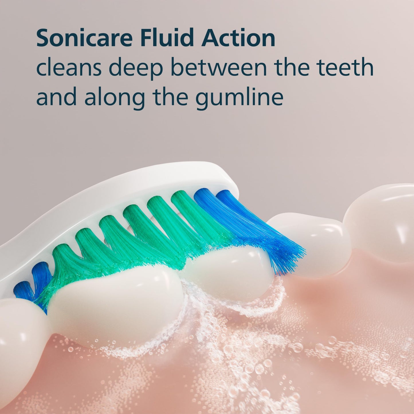 Philips Sonicare C1 SimplyClean - Genuine Replacement Electric Toothbrush Heads, White, 4 Pack One Year Supply, HX6014/65