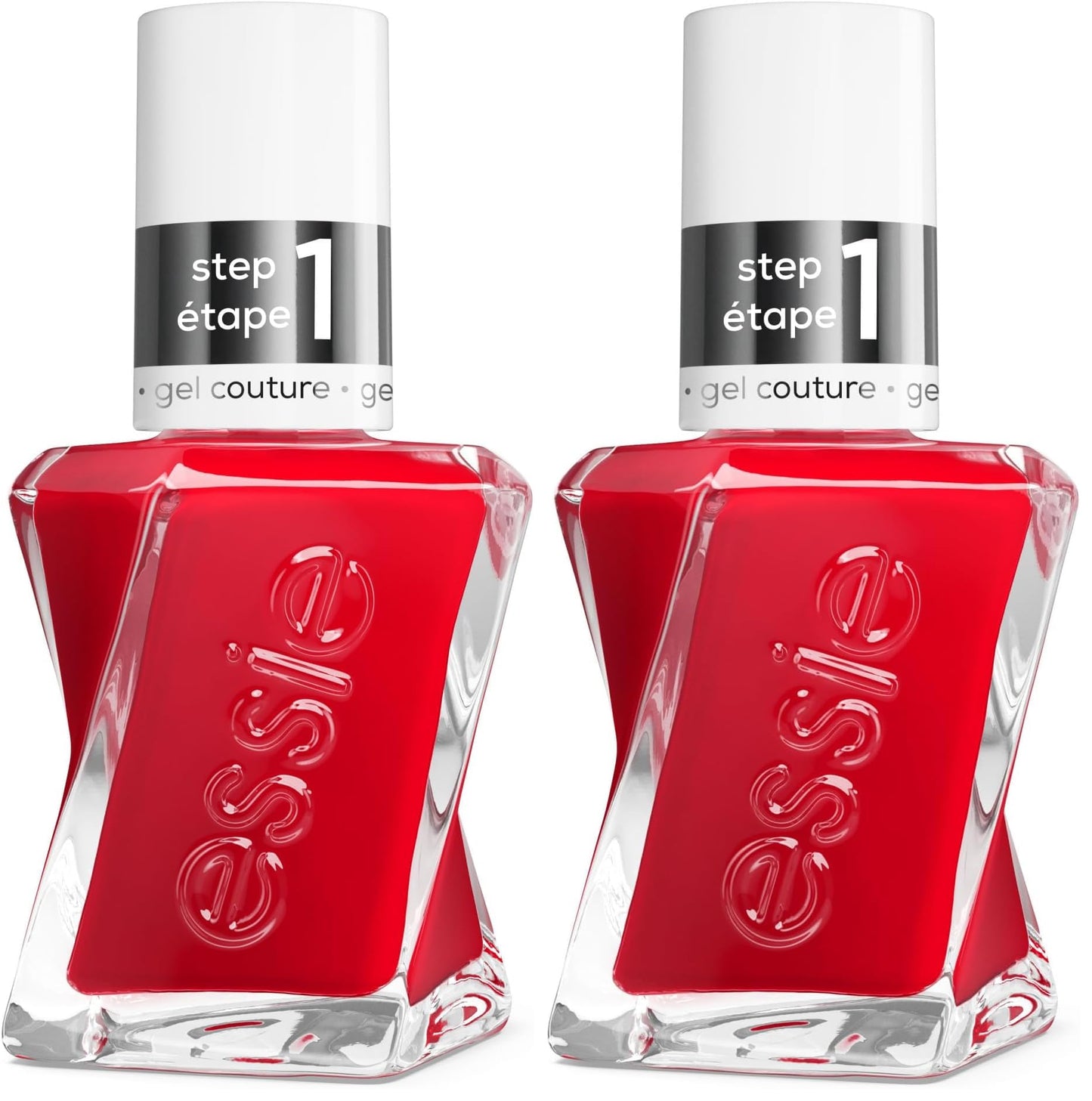 essie Gel Couture Longwear Nail Polish, Scarlet Red, Rock the Runway, 0.46 Ounce (Pack of 2)