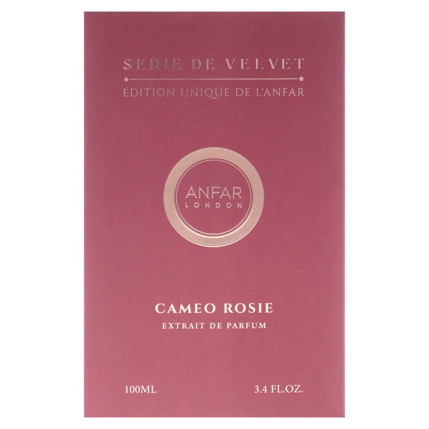 Anfar London - Cameo Rosie for Women - 3.4 oz Extrait De Parfum Spray