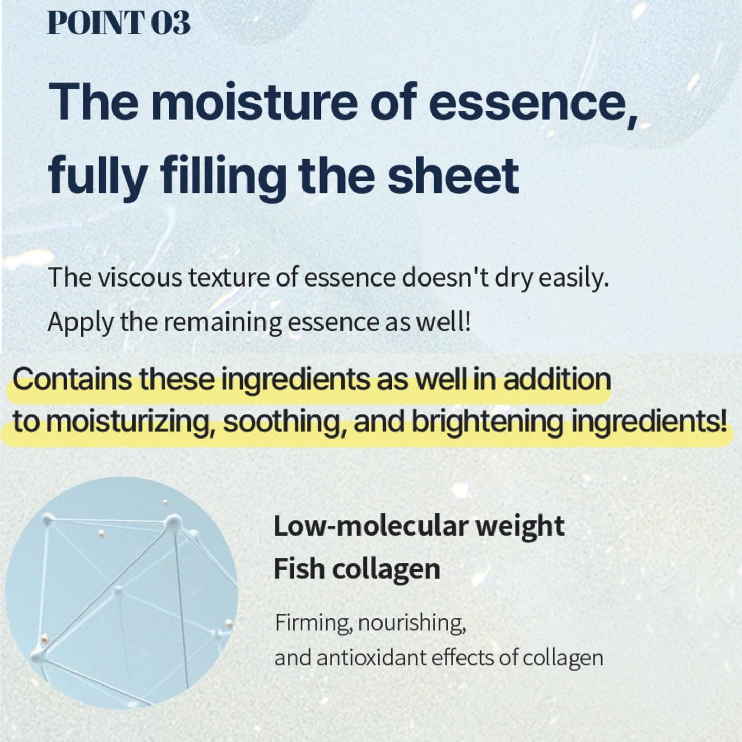 Dermal-Care Essence Mask - Moisturizing & Soothing All-in-One | 25g x 10 Sheets