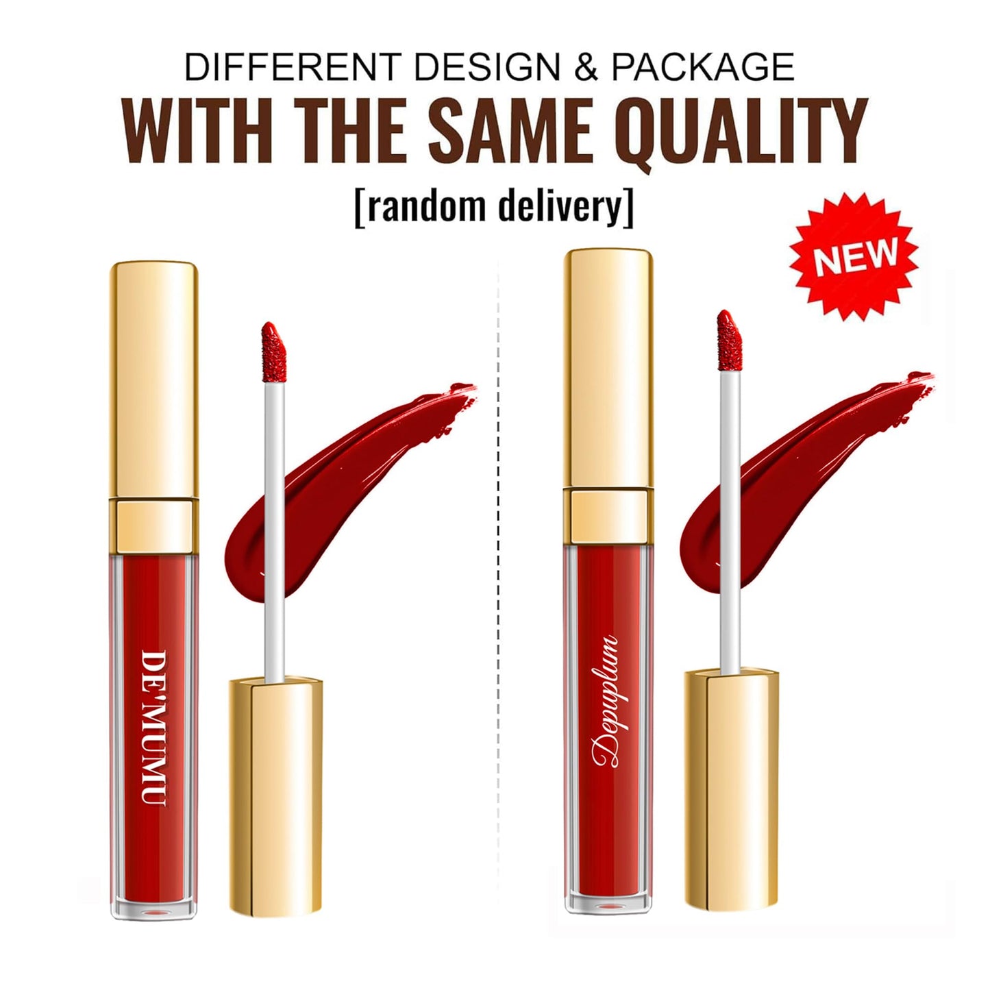 Depuplum Dark Red Lipstick Matte for Women Colorstay Long Lasting Lipsticks