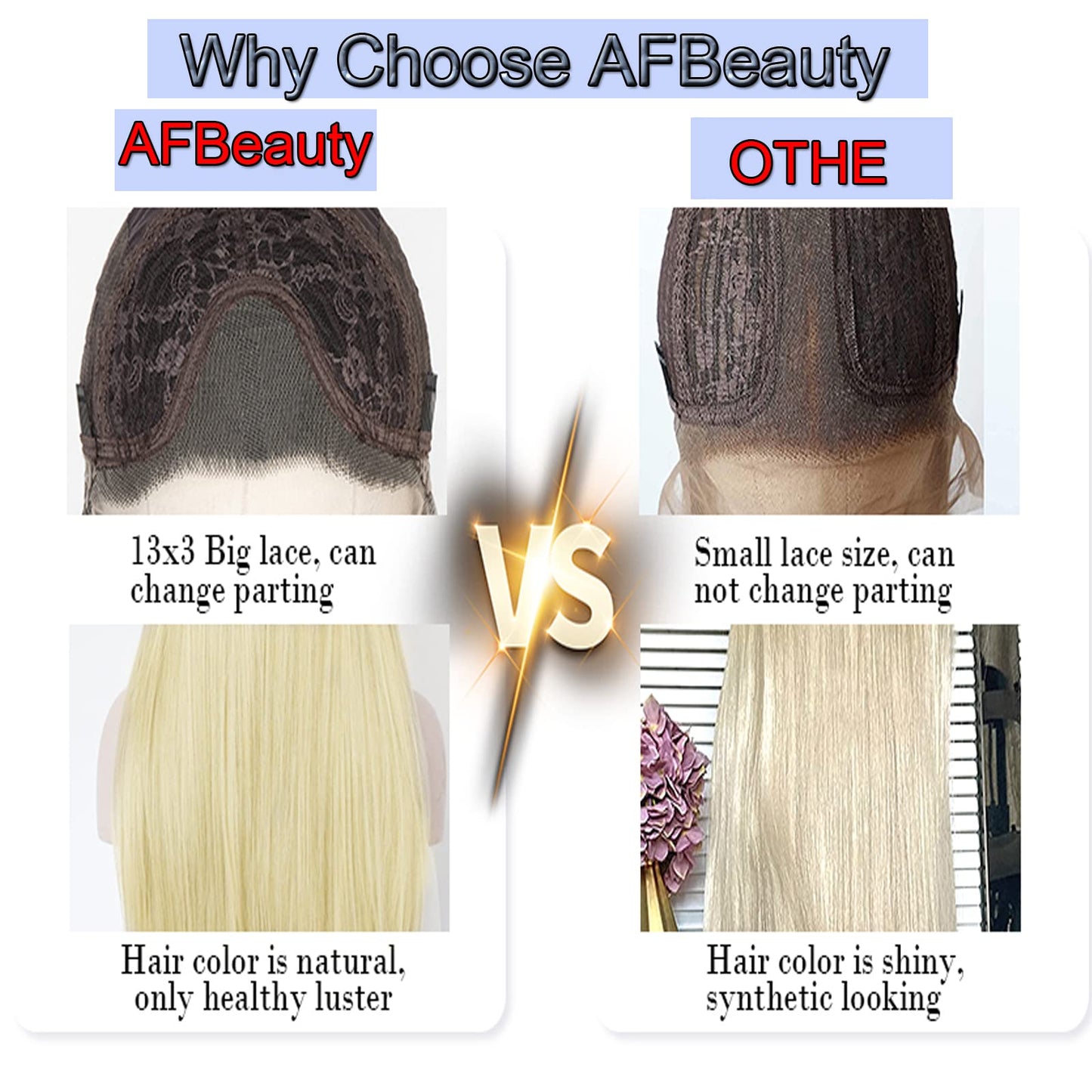AFBeauty 613 Blonde Wig Realistic Glueless Lace Front Wig Long Wavy Wigs for White Women 613 Hd Lace Frontal Wig Natural Hairline Synthetic Heat Resistant Fiber Hair Daily Cosplay 24Inch Real Hair