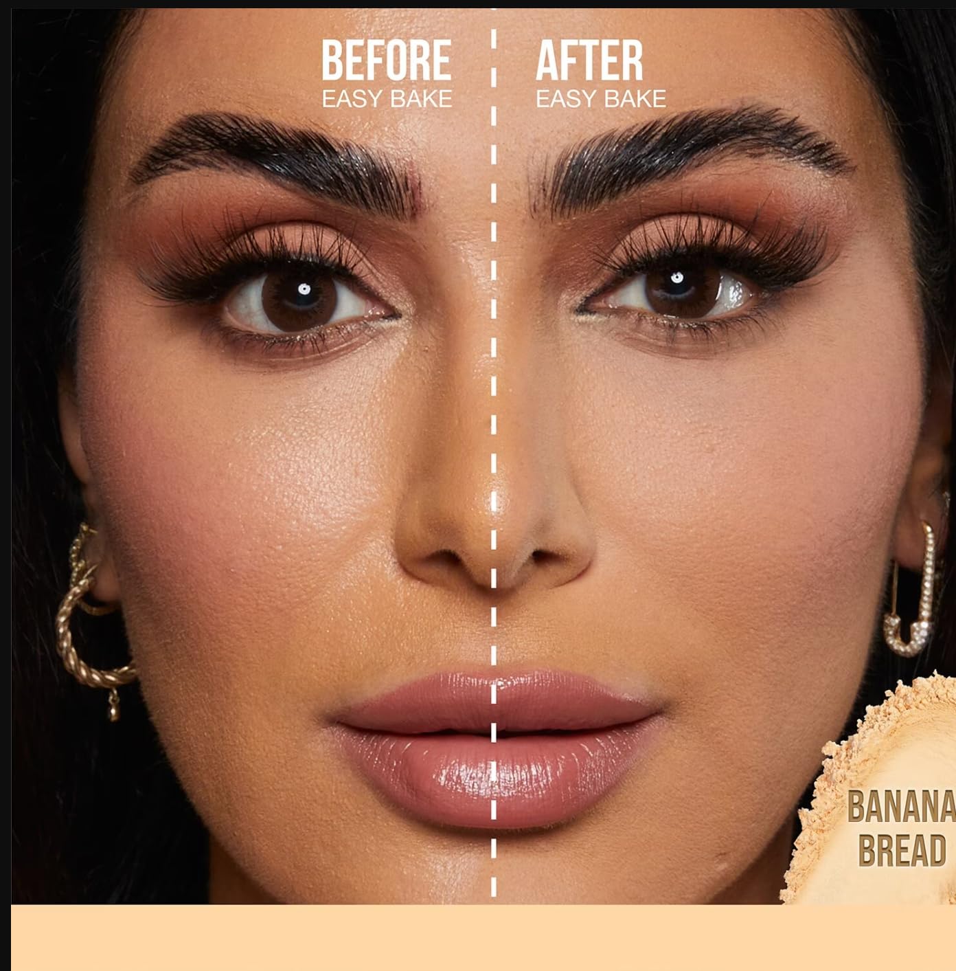 HUDA BEAUTY Mini Easy Bake Loose Baking & Setting Powder Banana Bread