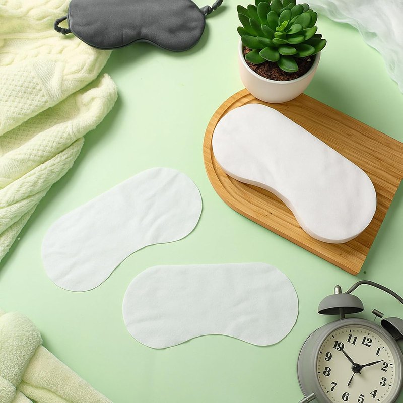 Disposable Eye Pillow Covers - Soft Cotton Spa Facial Sheets | Sanitary Cosmetic Eye Pads