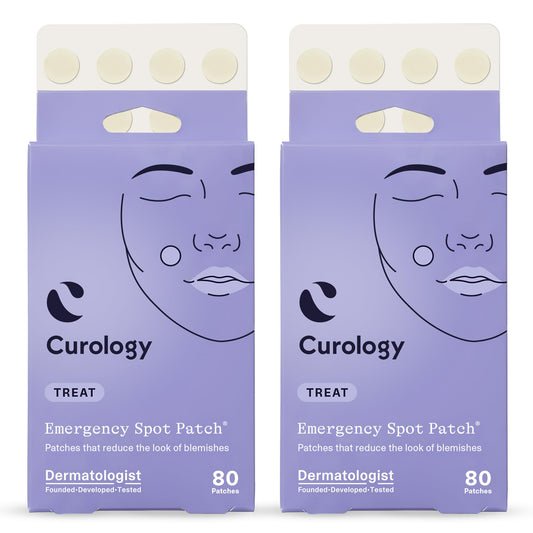 Curology Emergency Spot Pimple Patches for Face, Hydrocolloid Pimple Patches Fast-Acting, 160 Count
