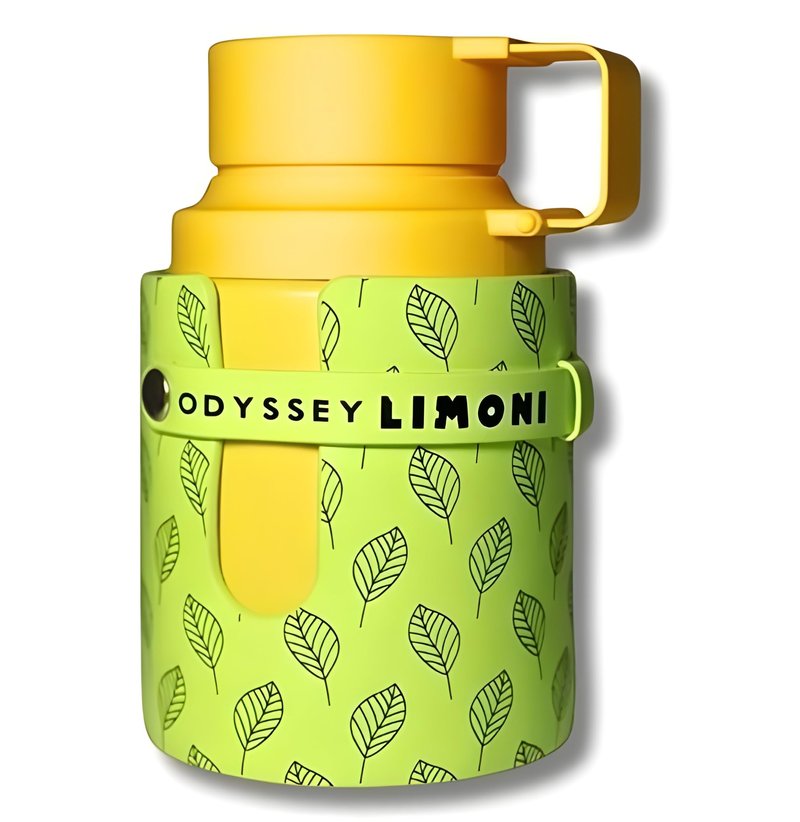 Odyssey Limoni Fresh Unisex Eau De Parfum Spray, Yellow and Green Design