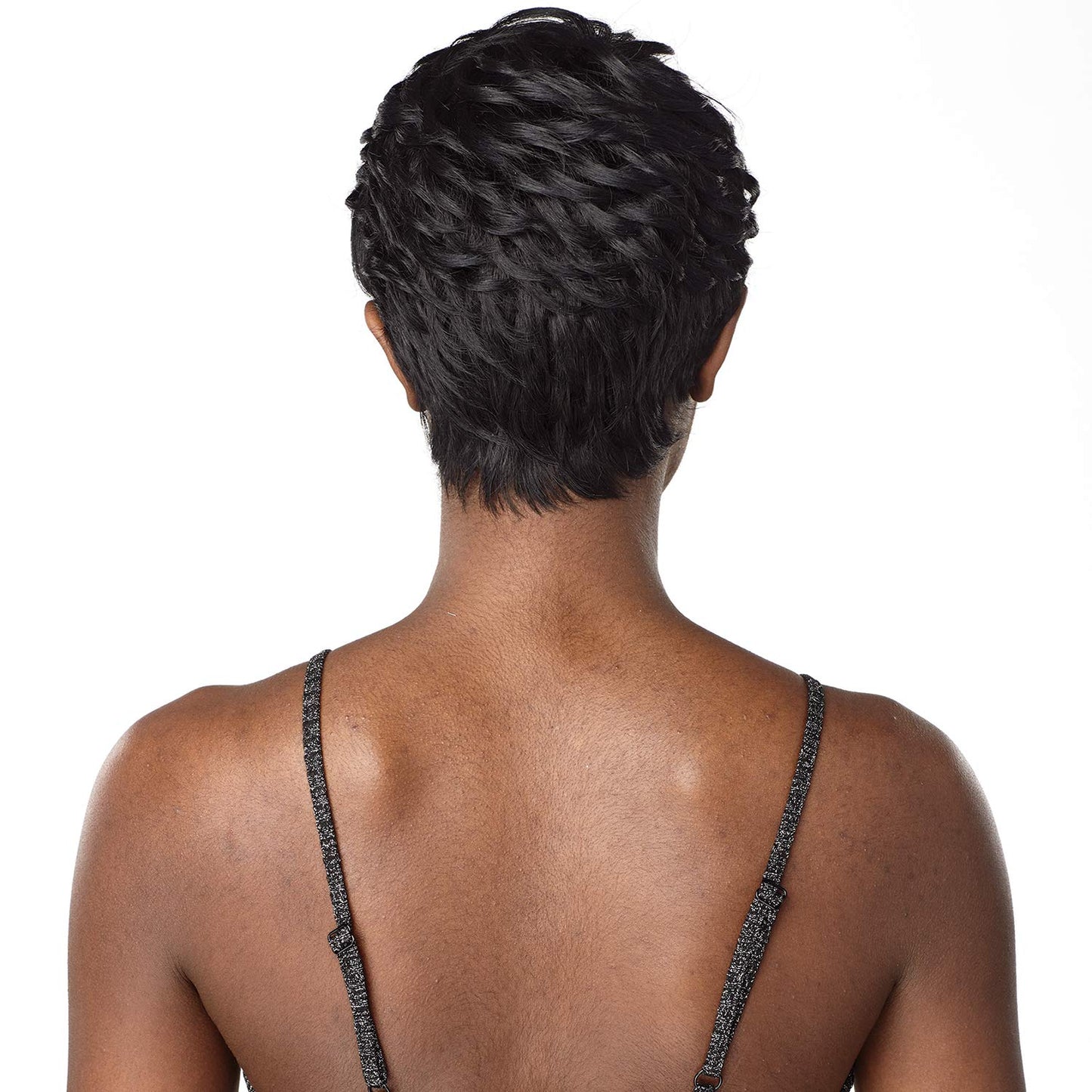 Sensationnel Instant fashion wig - IFW Anita Synthetic Quick on the Go Styling Comfort Pre Made Styled (1B OFFBLACK)