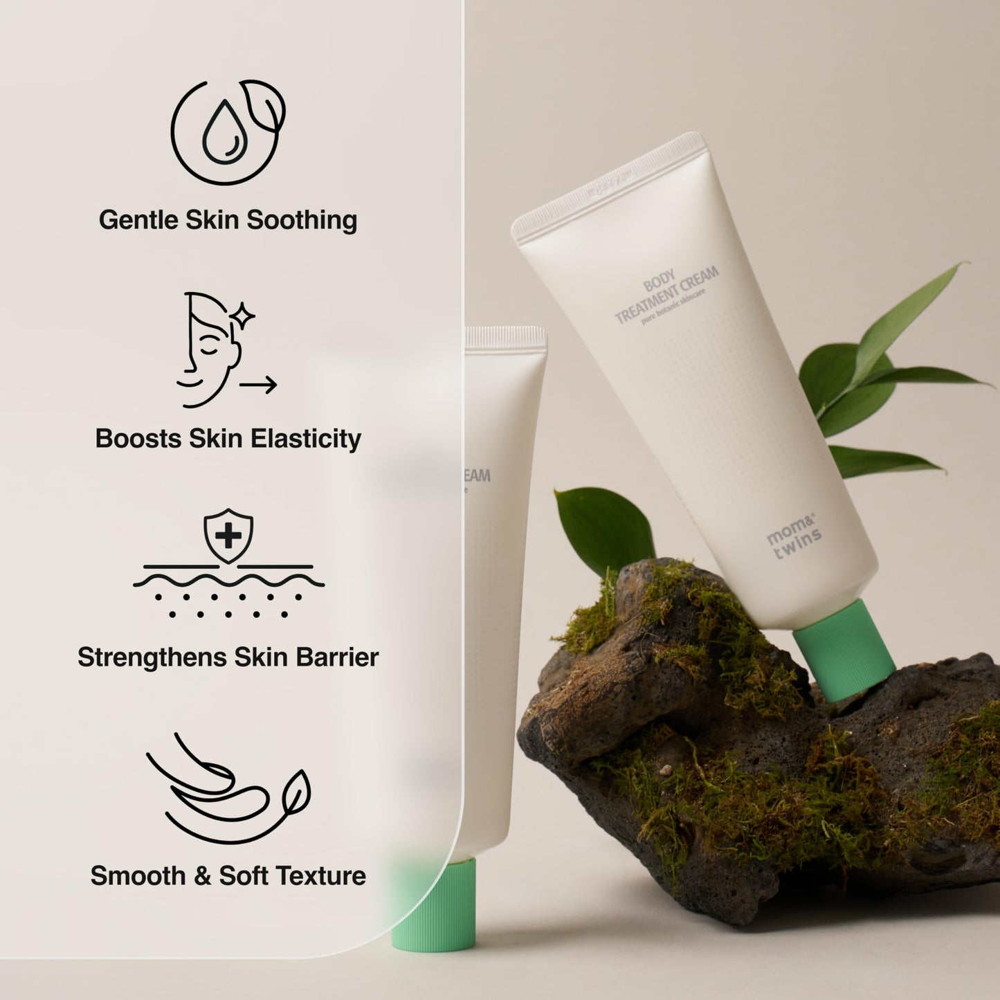 Lyanature Body Treatment – Safe for Pregnant Women & Teens, Organic Korean Body Cream with Redness Relief & Skin Elasticity, Vitamin C & Tamanu Oil, Non-Toxic Skincare (3.53 fl oz / 100g)
