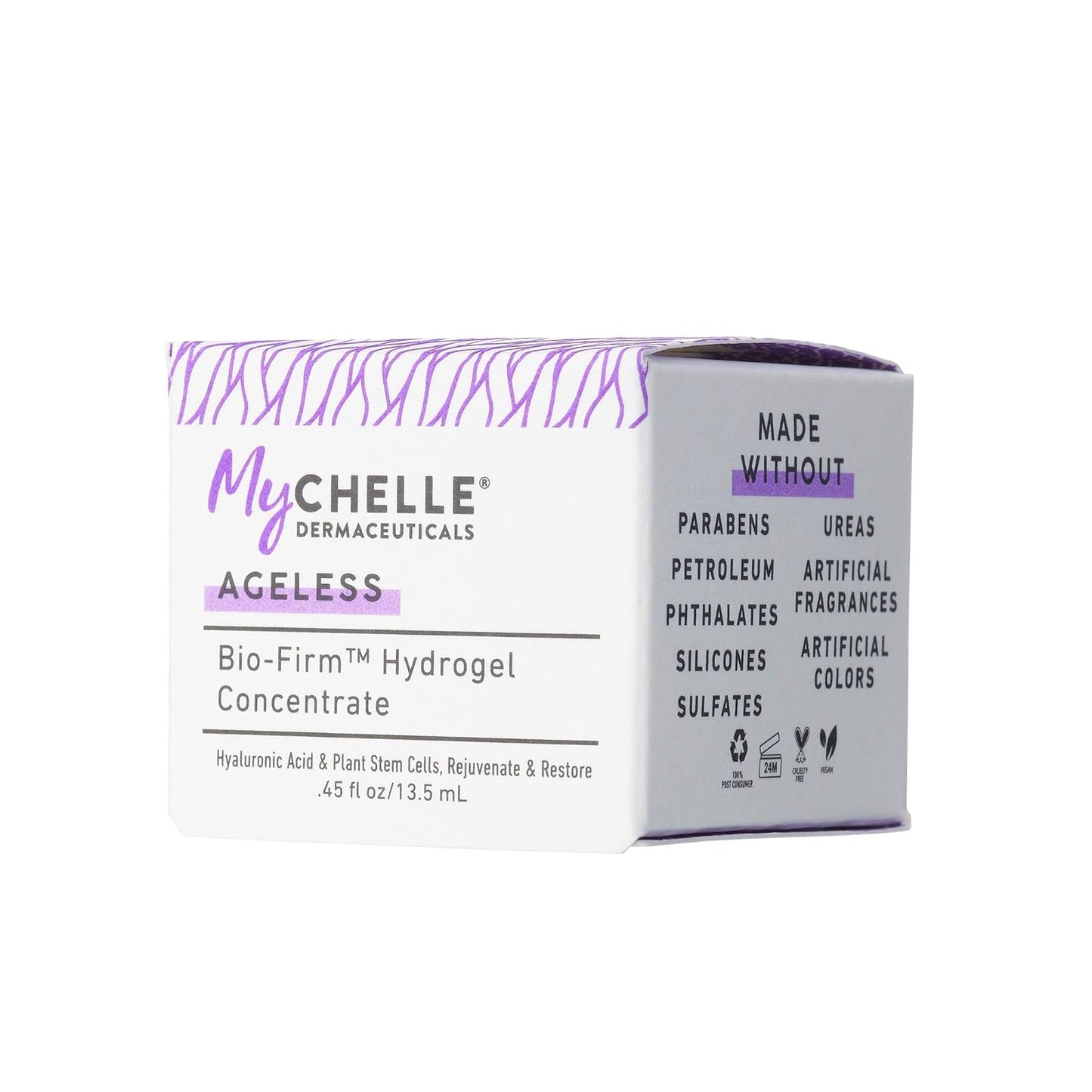 MyCHELLE Bio-Firm Hydrogel Concentrate | Hyaluronic Acid & Plant Stem Cells, 0.45 Fl Oz - Rejuvenates & Reduces Fine Lines