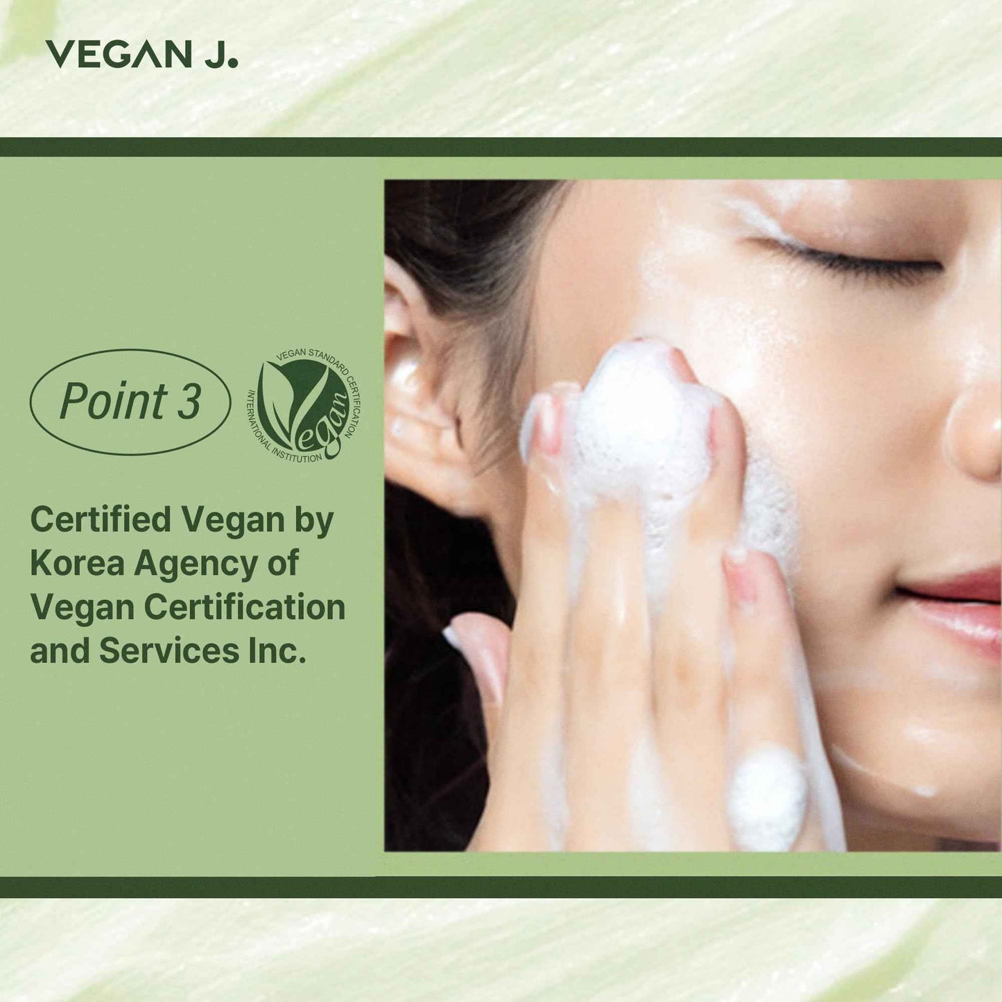 VEGAN J. The Wood Vegan Cleansing Foam | Cleans 99.37% Impurities | Vegan Certified - 100ml