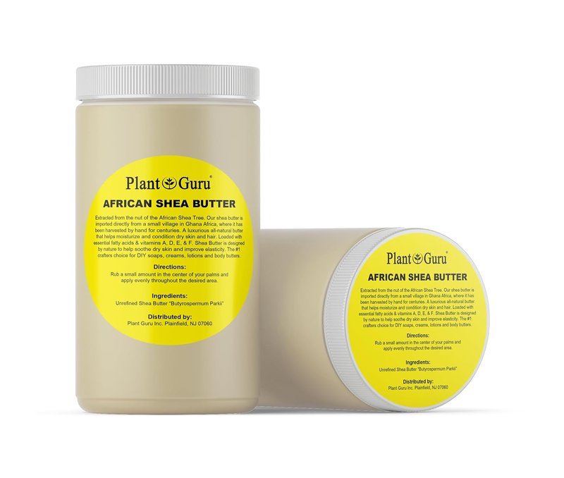 Raw African Shea Butter - 100% Pure Natural Unrefined | 32 oz. Bulk for Moisturizing Skin, Hair & DIY Projects