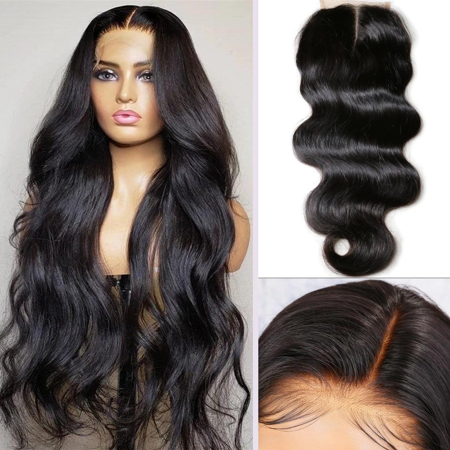 22 Inch Body Wave Lace Front Wig - 200 Density Human Hair, HD Lace, Pre-Plucked Frontal with Baby Hair