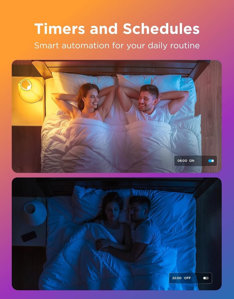 Govee Smart Light Bulbs - Color Changing WiFi & Bluetooth LED Bulbs | 16 Million Colors, Music Sync, A19, 800 Lumens, 4 Pack