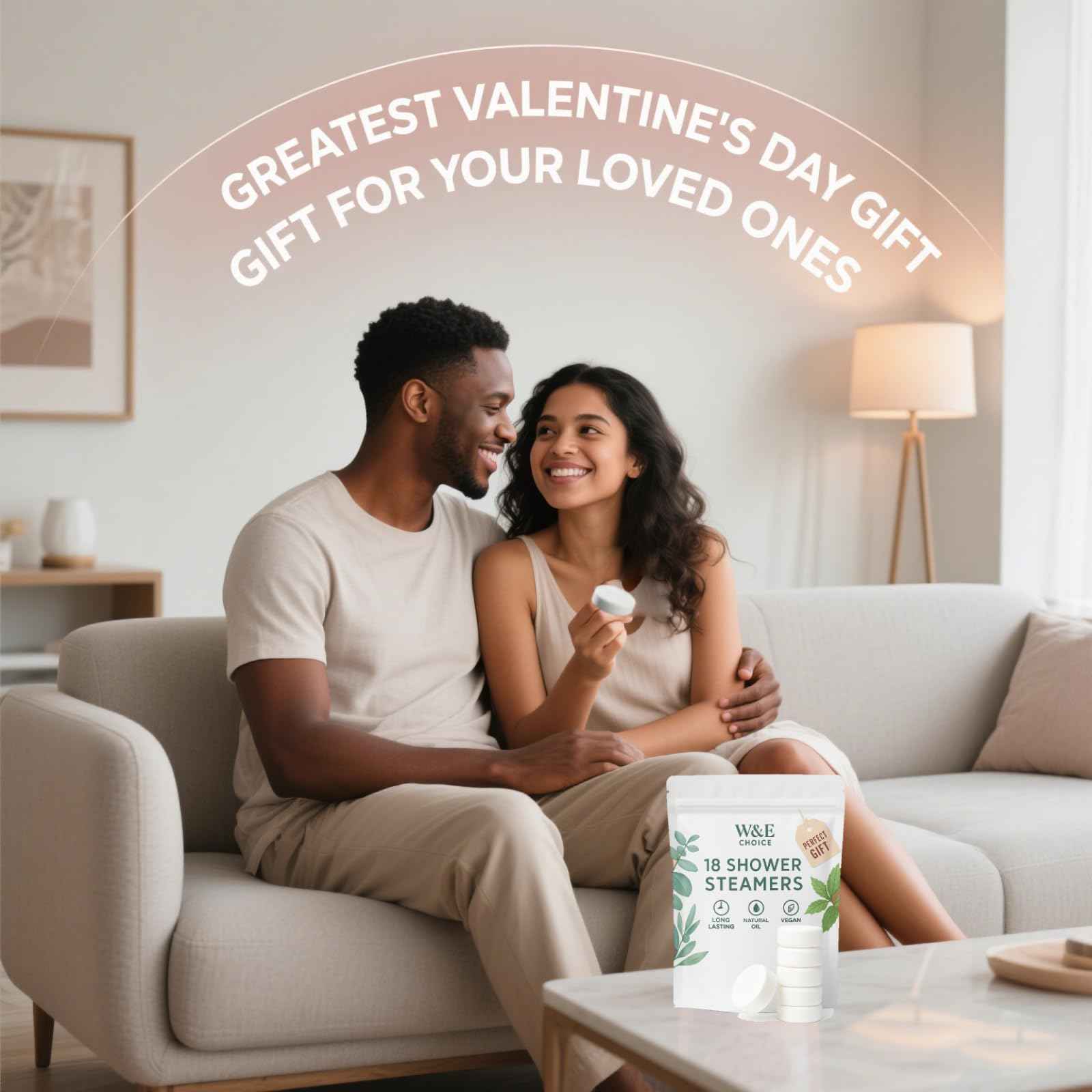 W&E Choice Shower Steamers Aromatherapy - 18Pcs Gifts for Women, Wife, Essential Oil, Nasal Relief, Self Care Spa, Birthday, Mothers Day Gifts for Mom, Easter Basket