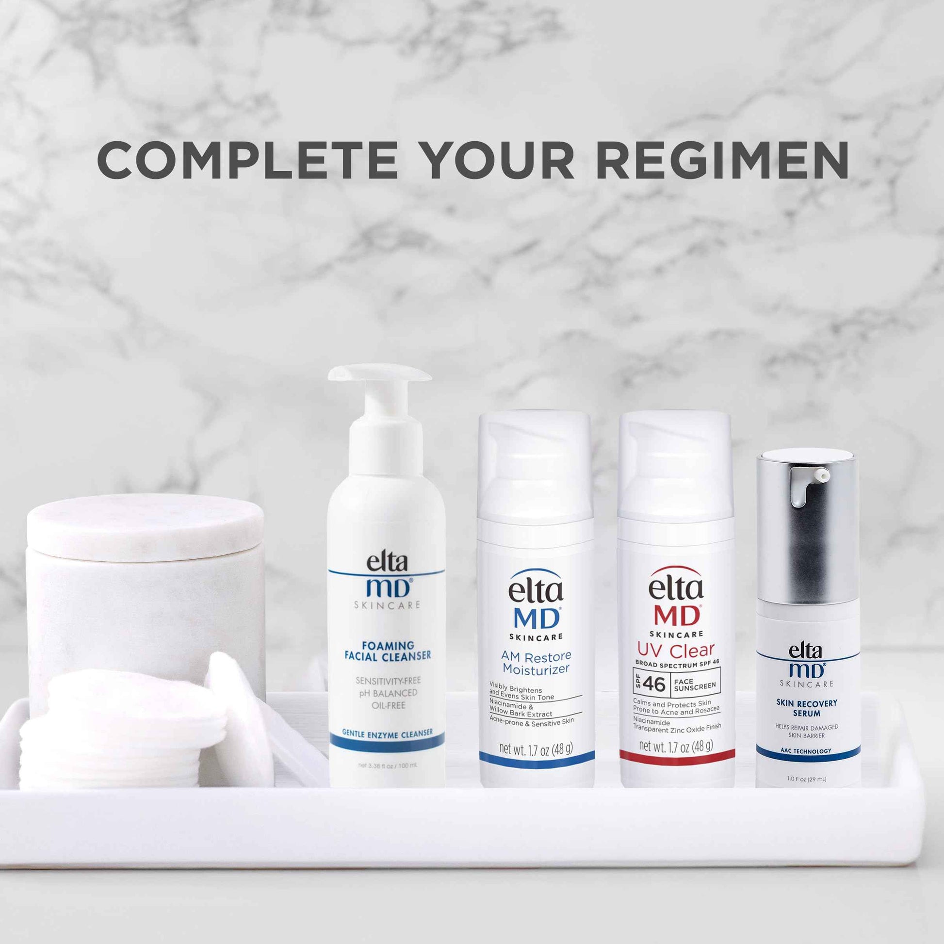 EltaMD Foaming Facial Cleanser Face Wash, Gentle Foaming Face Wash and Makeup Remover, Oil Free, 3.38 oz Pump