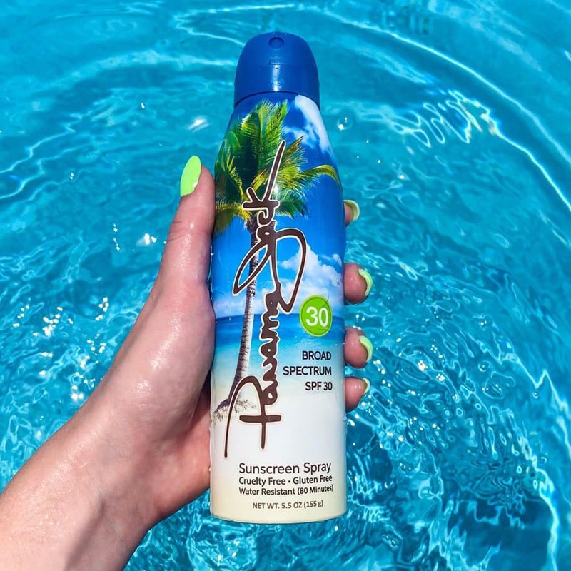 Panama Jack Continuous Spray Sunscreen - SPF 30, Broad Spectrum UVA/UVB Protection, PABA, Paraben, Gluten & Cruelty Free, Water Resistant (80 Minutes), 5.5 OZ