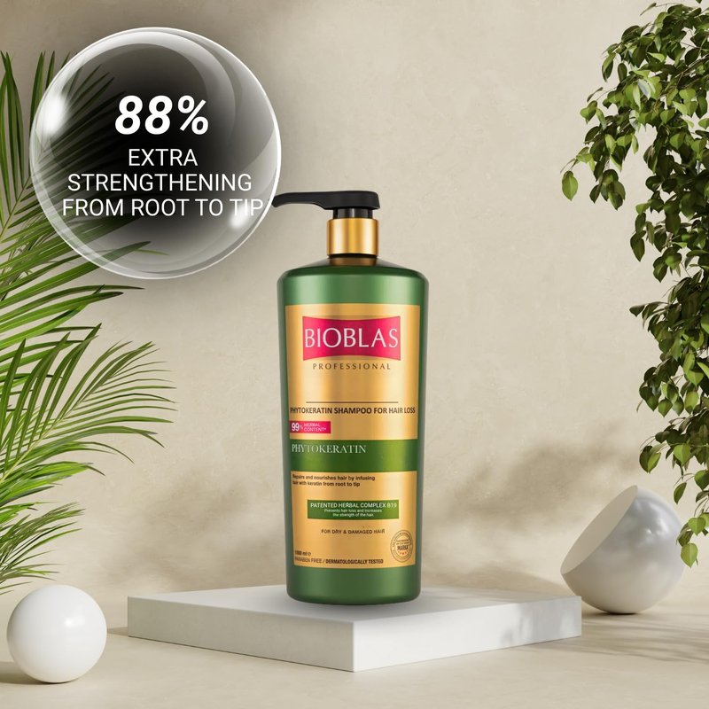 Bioblas Phytokeratin Shampoo Against Hair Loss 1000 ml