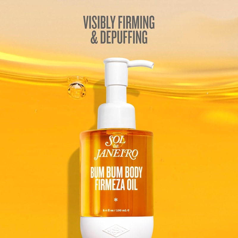Firmeza Body Oil for Stretch Marks - Nourishing Sol de Janeiro Formula | 3.4 oz