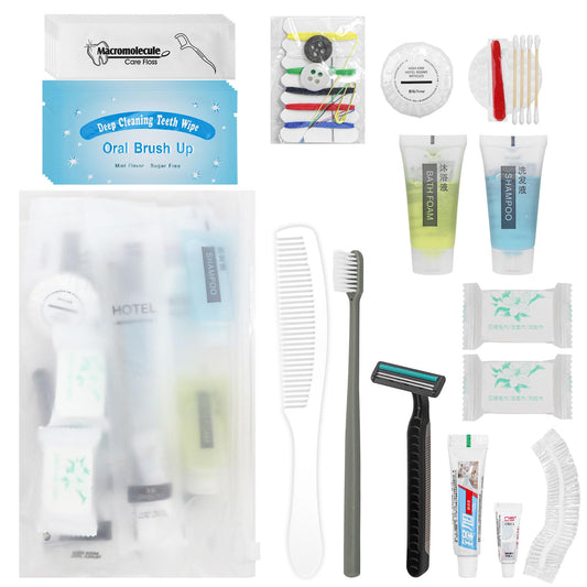 Hygiene Kit Bulk, The Convenience Kit Bulk is Fully Equipped and Clean and Hygienic, Individually Packed, Convenience Kits Suitable for Hotel, Home, Camping, Travel (10 Sets)