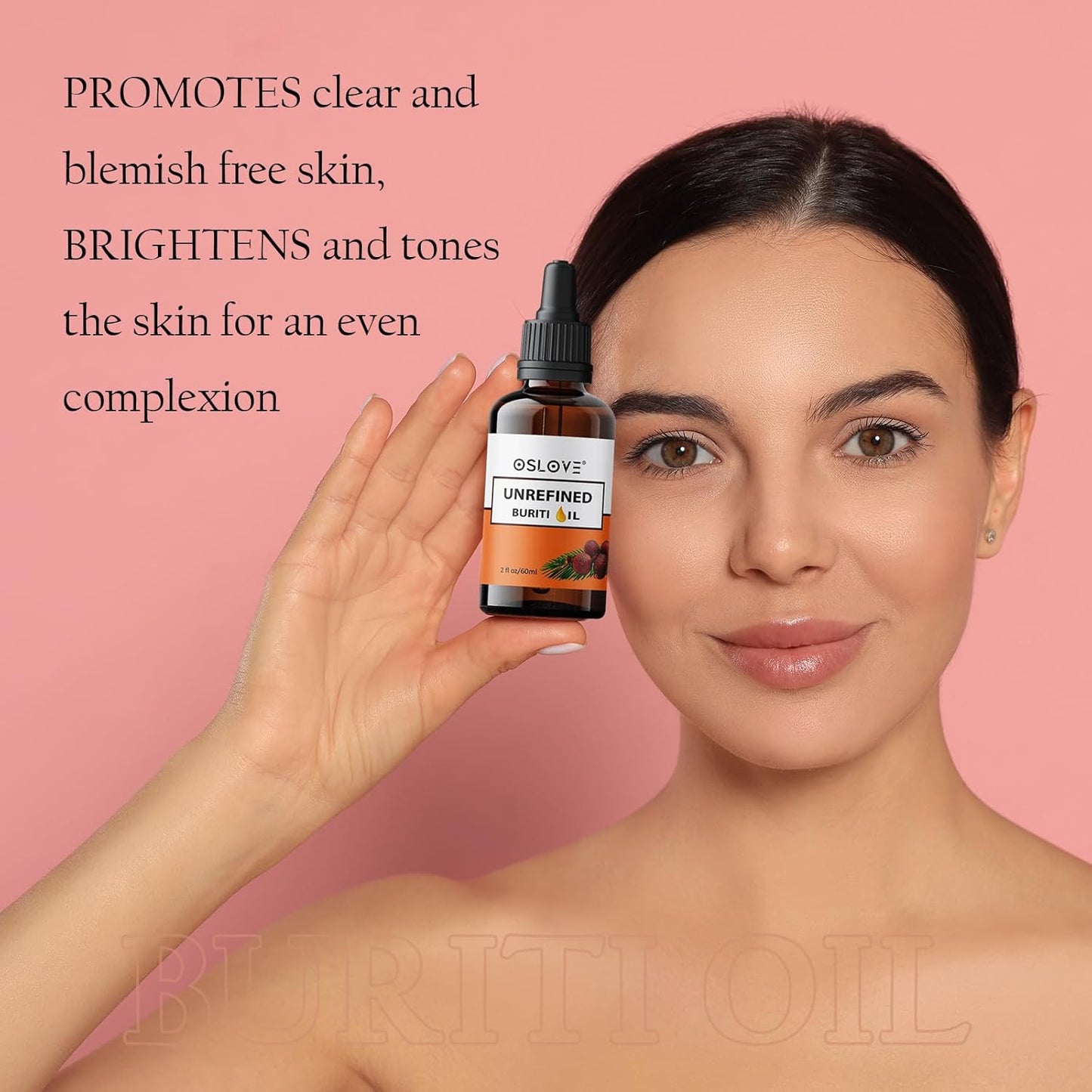 Buriti Oil - Pure Unrefined Natural Oil for Skin & Hair | 2 oz
