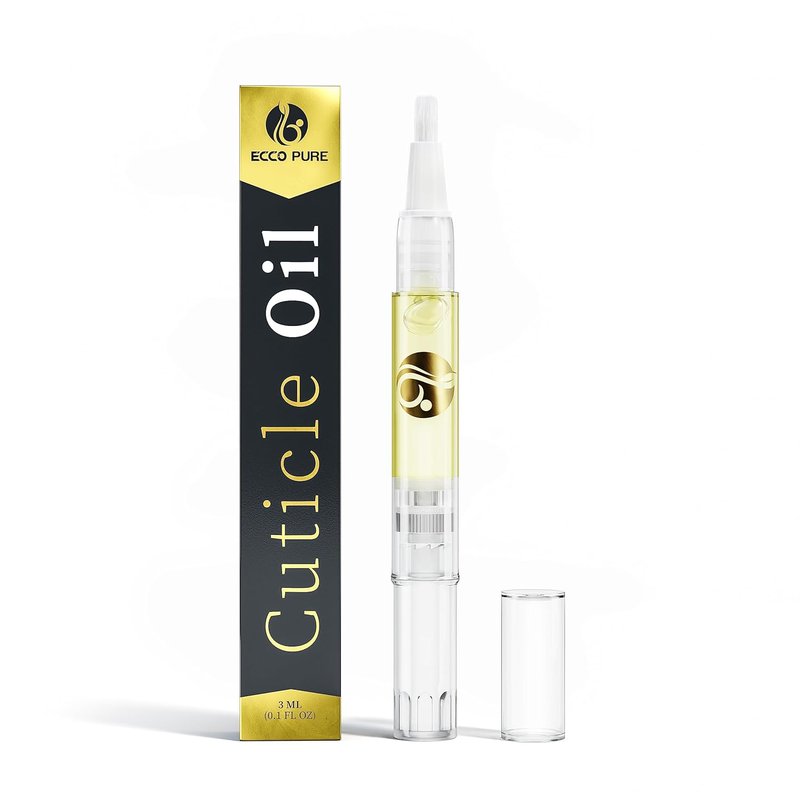 Cuticle Oil Pen - Moisturizing Nail & Cuticle Oil with Vitamin E | Mess-Free Brush for Dry Cuticles