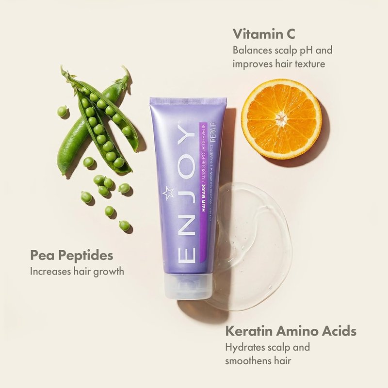 Intensive Deep Conditioning Hair Mask - Smoothing & Hydrating Repair with Keratin & Pea Protein | 8 Oz