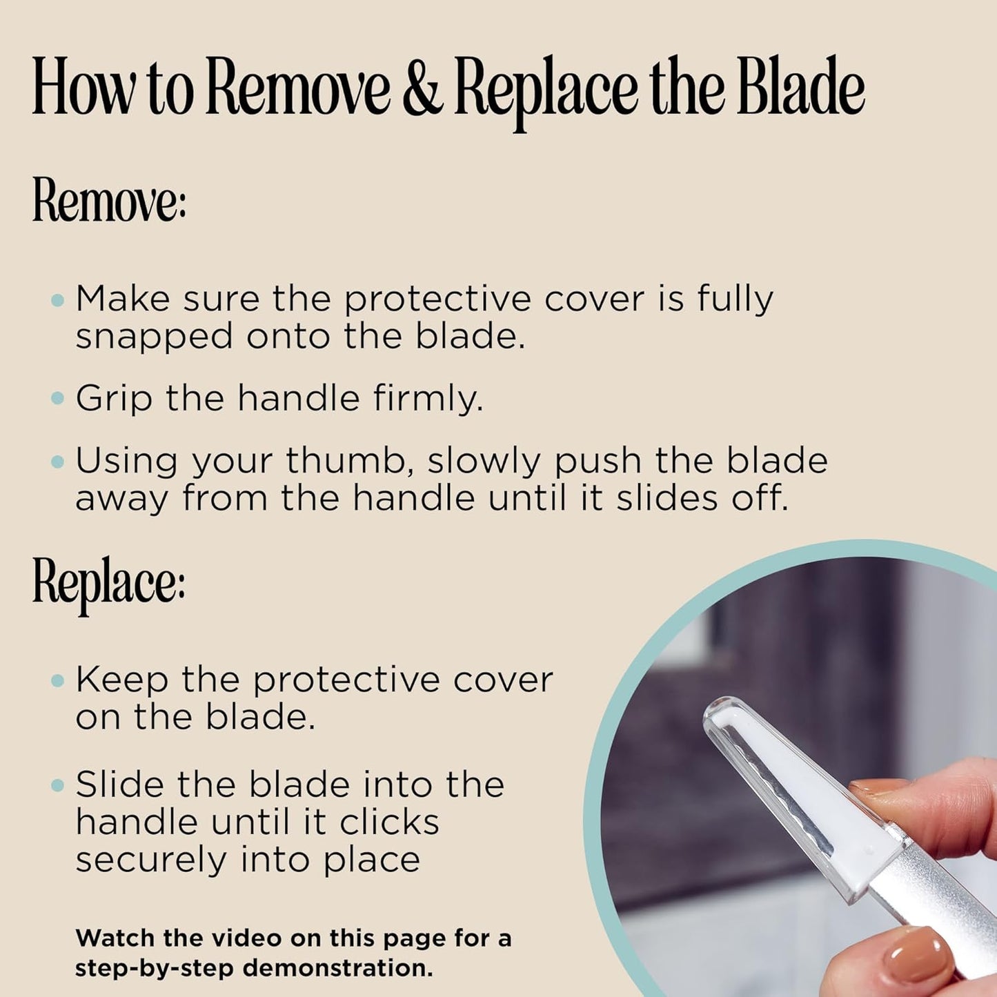 Professional Dermaplaning Tool - Precision Exfoliation for Smooth Skin | Refillable Blades & Aluminum Handle