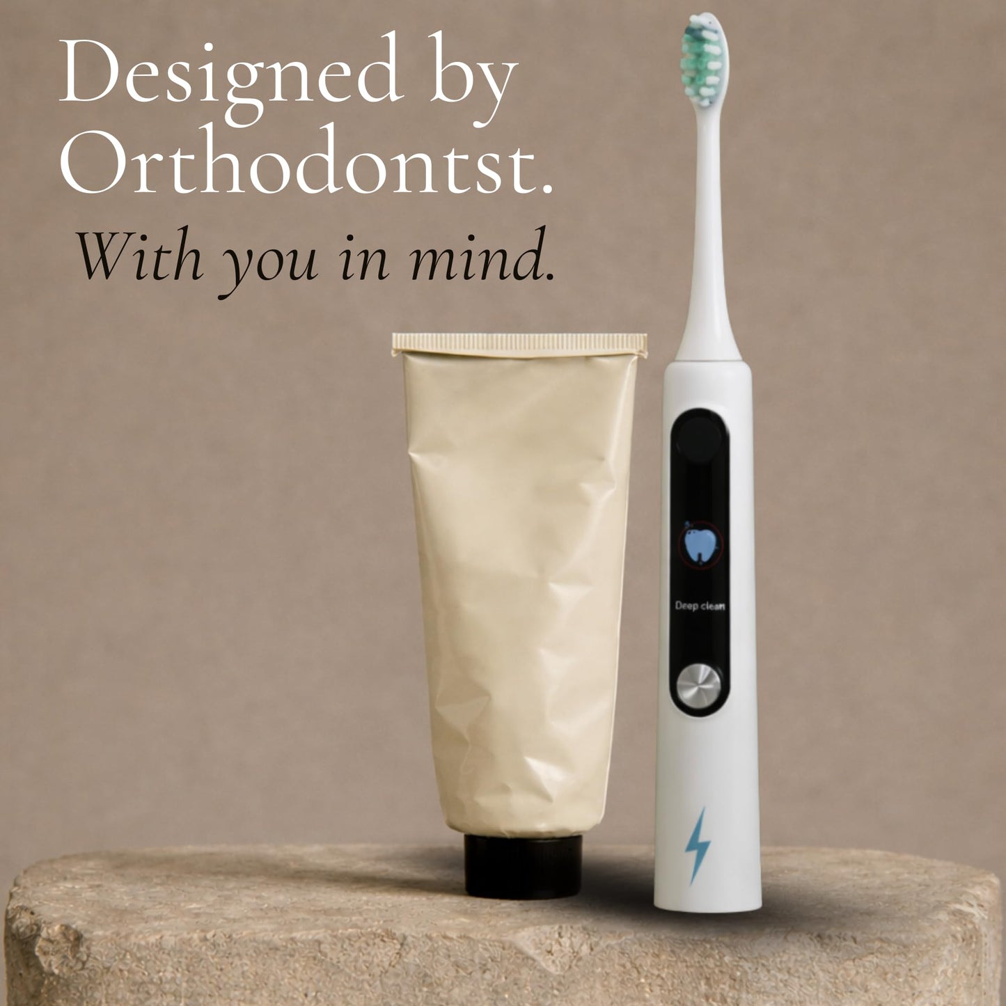 Blast Smile Care Electric Toothbrush with Tynex Bristles - Rechargeable Toothbrush with 30-Second Reminder & 2-Minute Smart Timer - IPX7 Waterproof Sonic Tooth Brush Includes 2 Tooth Brush Heads