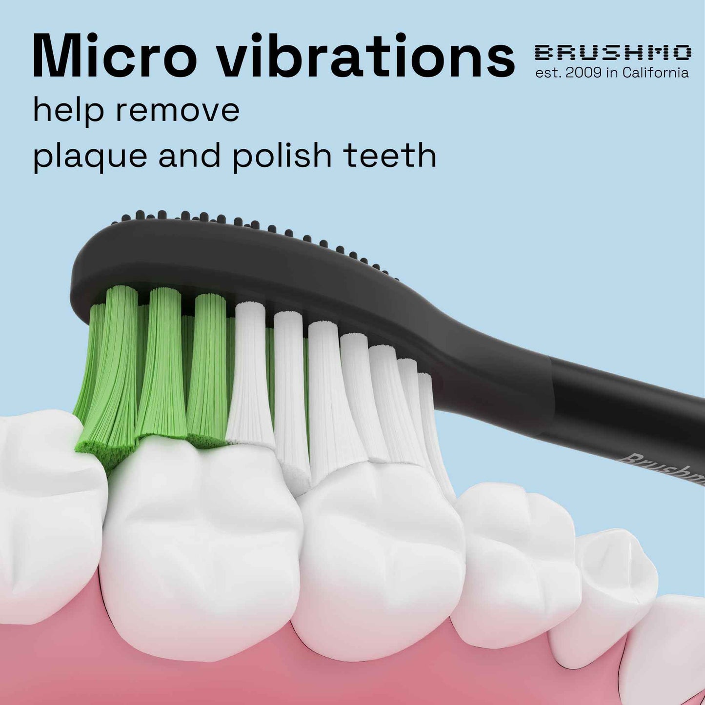 Brushmo Compatible with Philips One for Sonicare Replacement Toothbrush Heads, for HY1100 Brush Head (Shadow Black) 4 Pack + (Miami Coral) 4 Pack