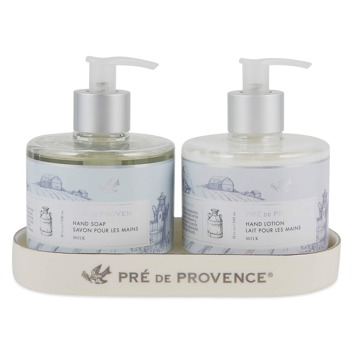 Pre de Provence Collection Shea Butter Enriched Silky Smooth Emollient Hand Lotion, Milk, 11 Fl Oz
