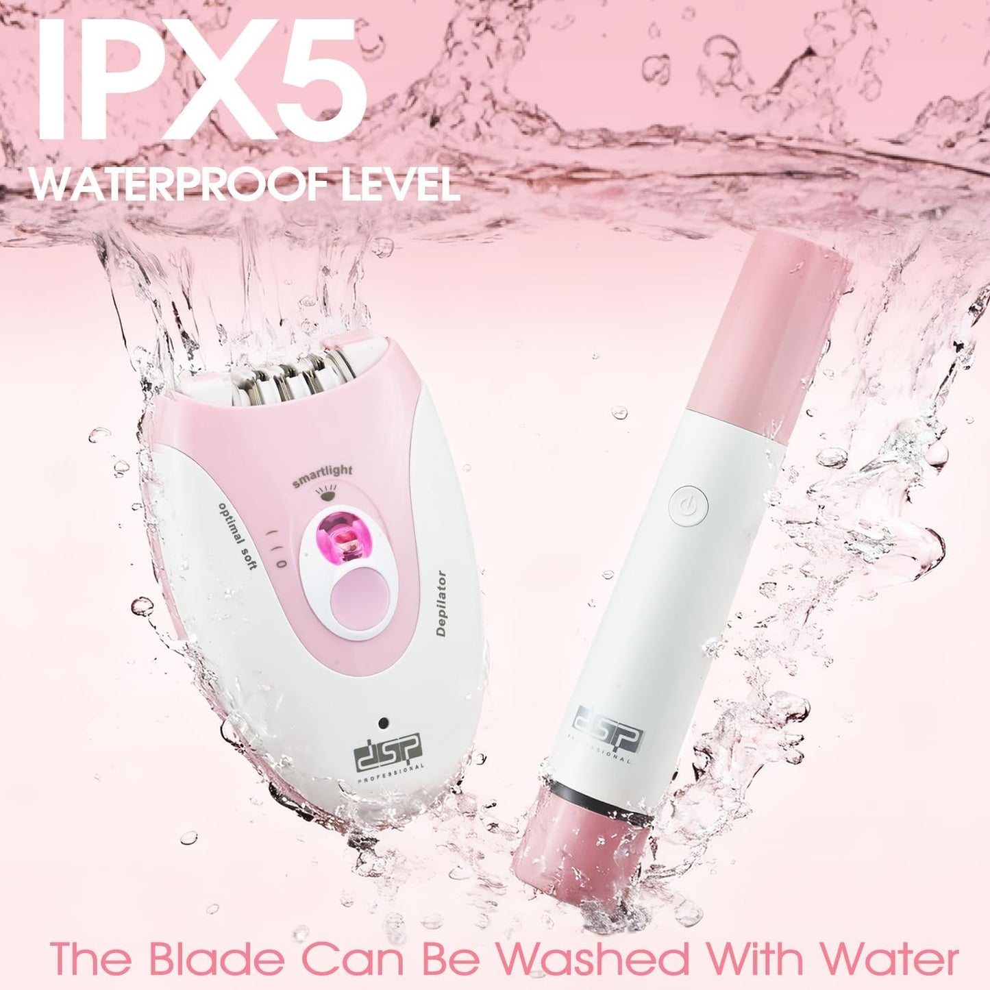 Epilators for Women - 2-Speed Hair Removal & Eyebrow Trimmer | Facial & Body Shaver for Legs, Face, Bikini, Arms