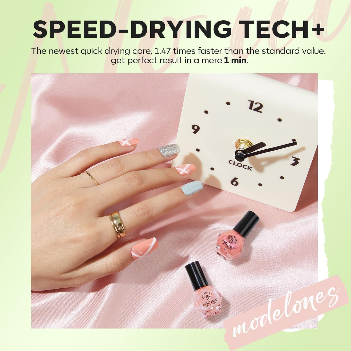 modelones 5D Automatic White Nail Magnet for Cateye Gel Polish